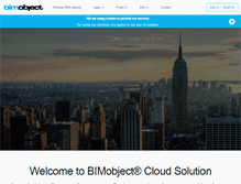 Tablet Screenshot of demo.bimobject.com