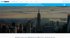 Desktop Screenshot of bimobject.com